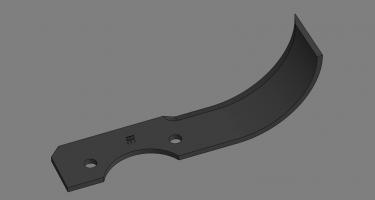 Noz freze Batuja BTD-L desni