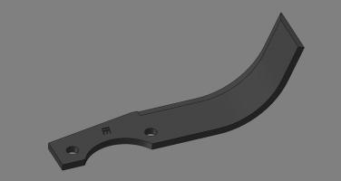 Noz freze Benassi krivi D 10 KS dizel