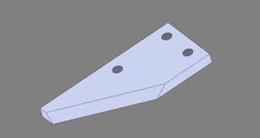 Noz krupare - trouglasti