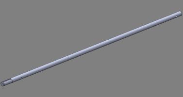 Osovina gumenih valjaka pogonska